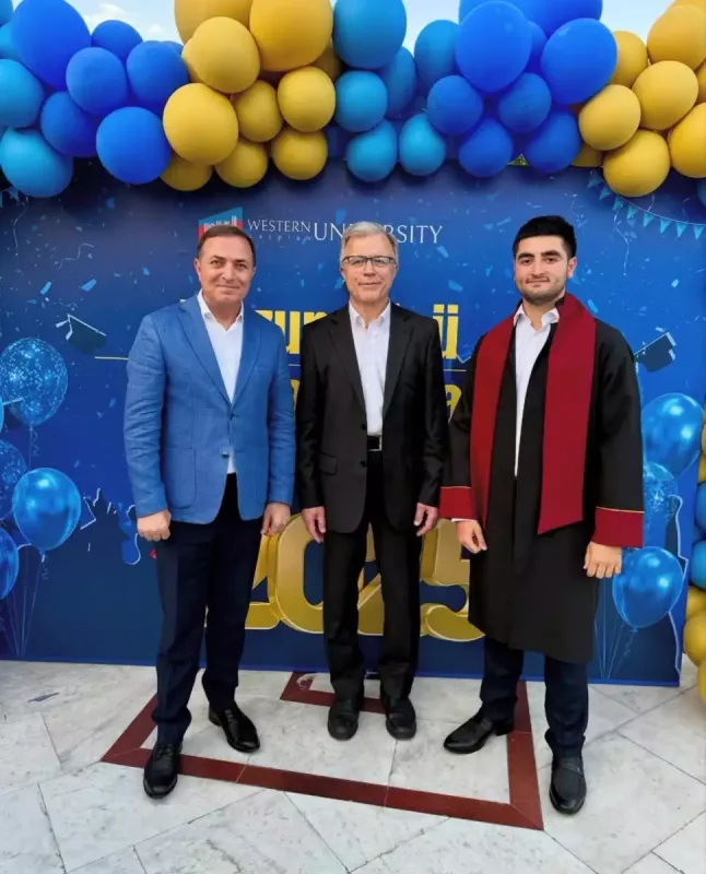 Mənsum İbrahimovun oğlu məzun oldu