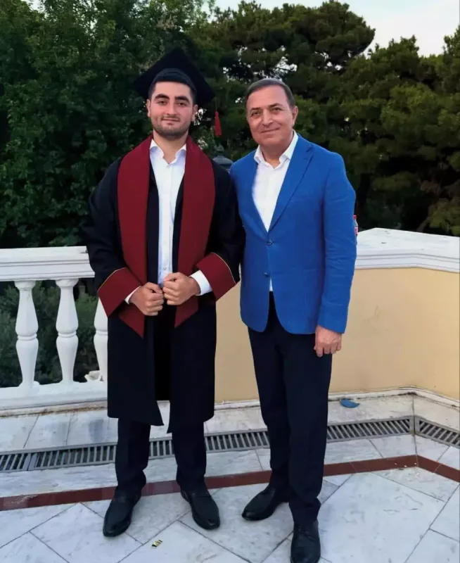 Mənsum İbrahimovun oğlu məzun oldu