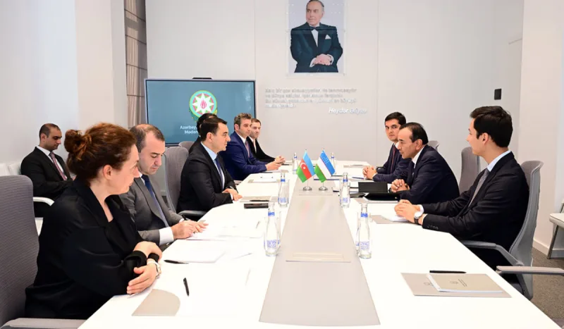 Azərbaycan və Özbəkistan mədəniyyət nazirləri arasında görüş keçirilib