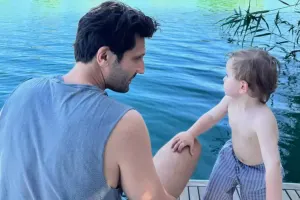 Kaandan oğlu ilə fotolar