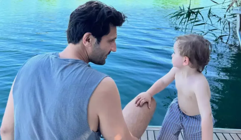 Kaandan oğlu ilə fotolar