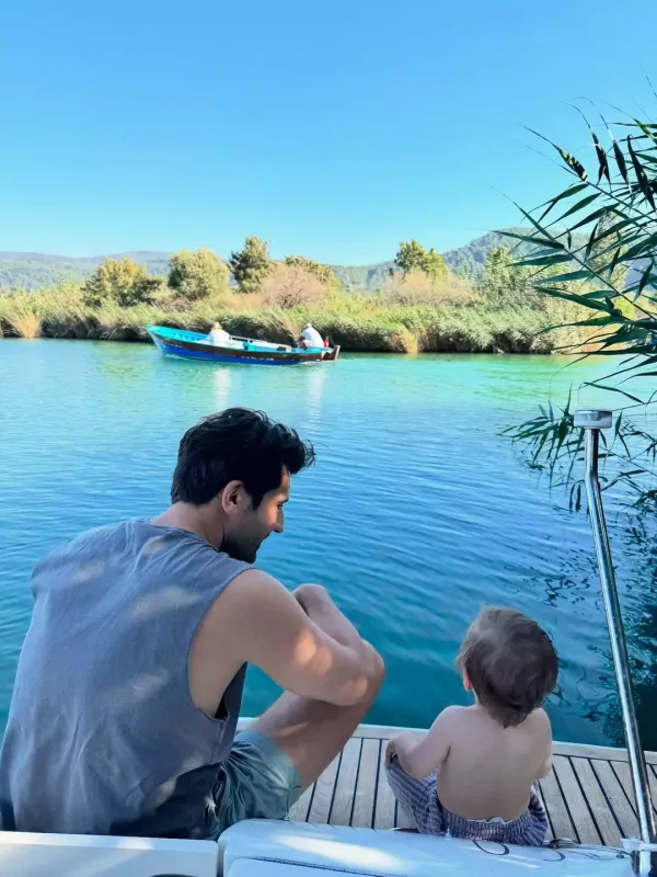 Kaandan oğlu ilə fotolar