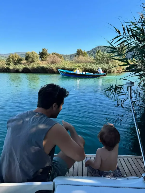 Kaandan oğlu ilə fotolar