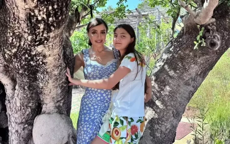 Leyla Əliyevadan qızı ilə paylaşım - Fotolar