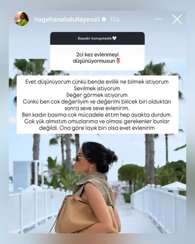 “2-ci dəfə evlənməyi düşünürəm”