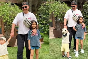 İlkin övladları ilə…