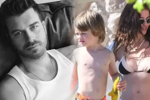 Kıvançın oğlu ilə xanımı