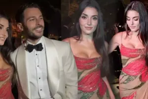 Hande sevgilisi ilə Livanda toyda