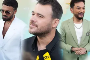 Kişi ulduzlarımızın firuzəyi xalı tərzi