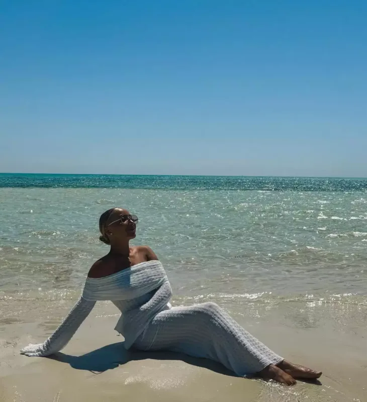 Günayın sahil fotosessiyası