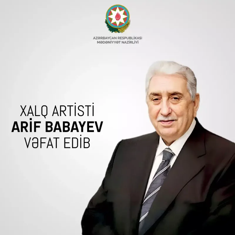 Nazirlik Arif Babayevin vəfatı ilə bağlı nekroloq yaydı