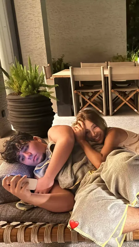 Röya Ayxan oğlu ilə tətildə