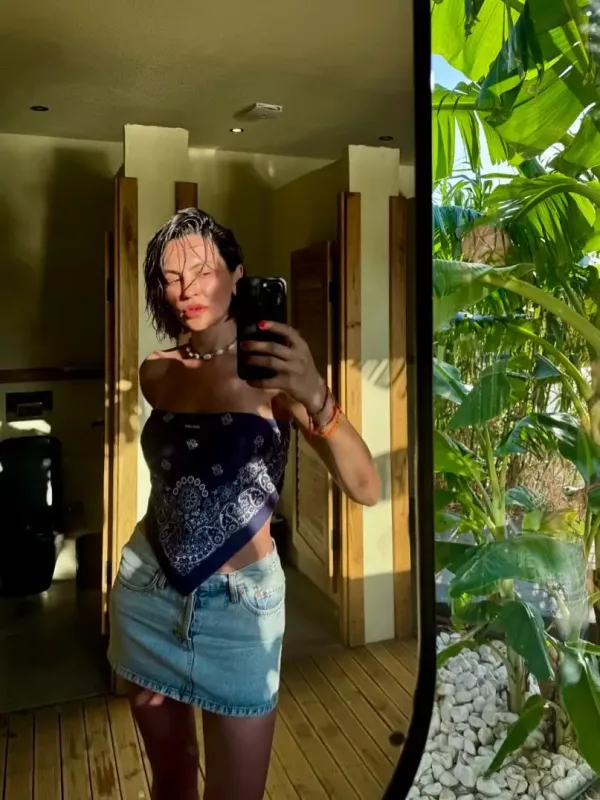 Günayın oğlu ilə istirahəti