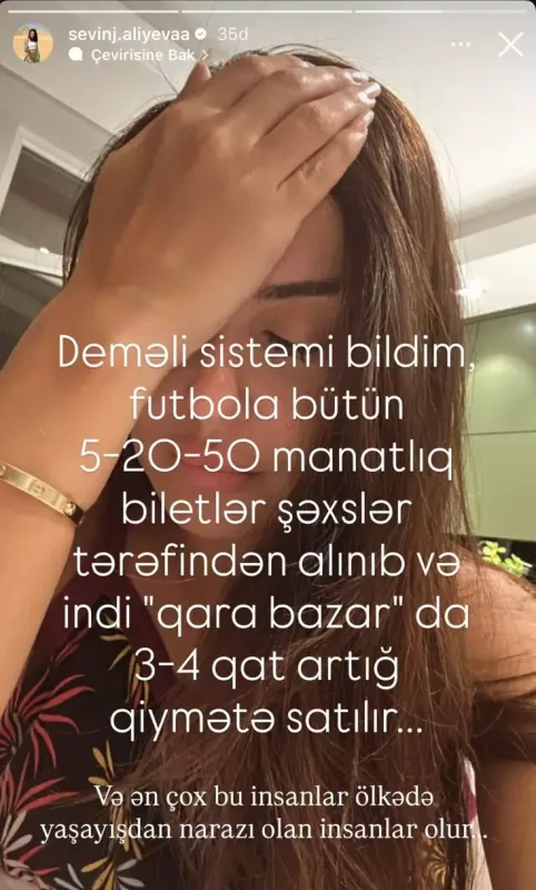 “Bilet tapılmır, “qara bazar”da isə bahadır”