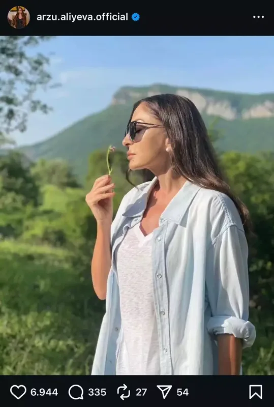 Arzu və Alena Əliyevalardan təbrik - Fotolar