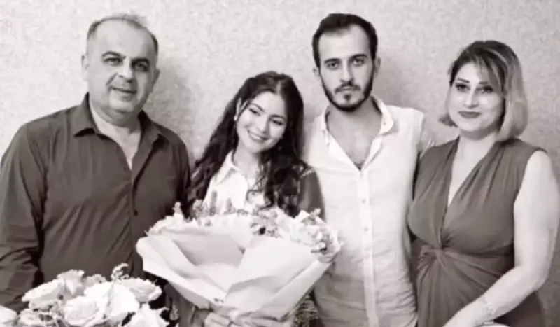 Aygünlə Sənanın nişanından fotolar