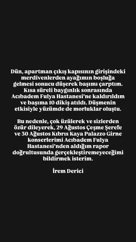 İrem yıxıldı, başından xəsarət aldı