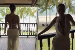 Ayseldən iddialı tətil paylaşımı