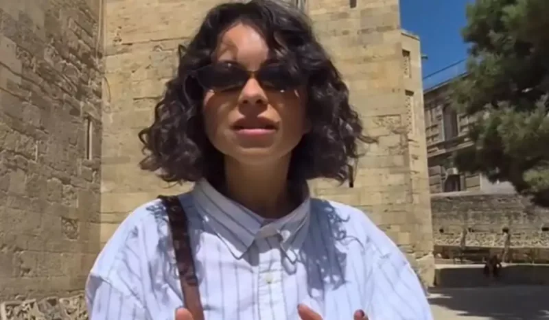 İnna Bakıda ana dilimizdə vloq çəkdi