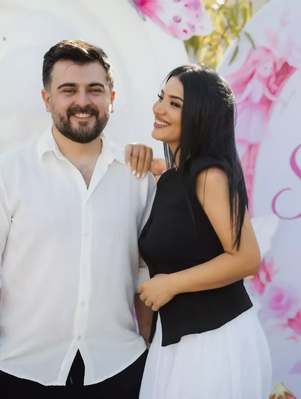 Cavid qızının 3 yaşını qeyd etdi