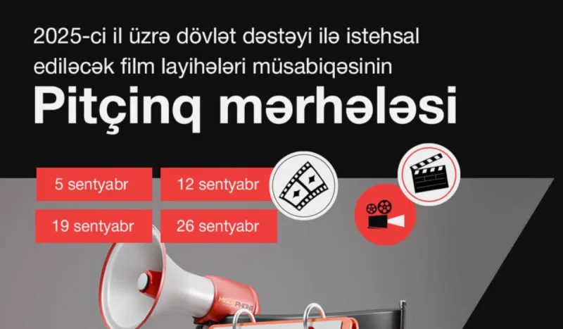 Film layihələrinin pitçinq mərhələsinə start verilir