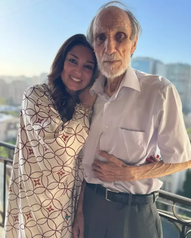 Dilarə qayınatasının doğum günündə