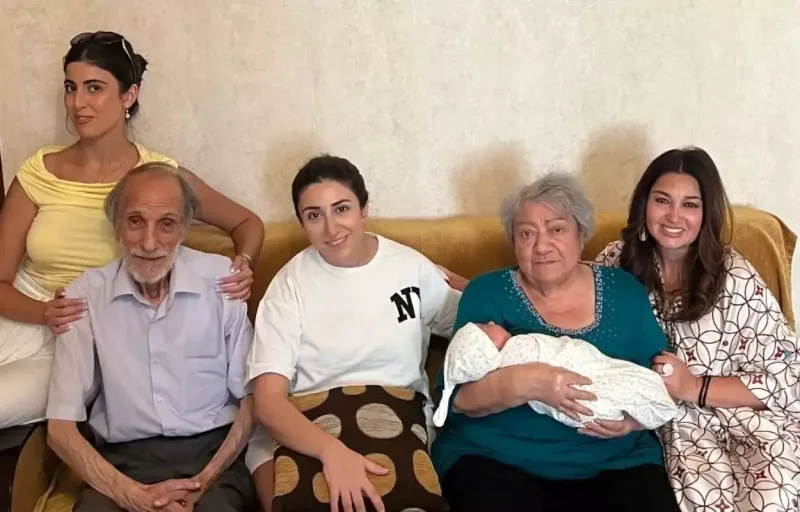 Dilarə qayınatasının doğum günündə