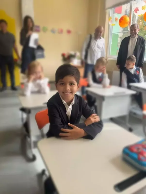 Vaynşteynin oğlu birinci sinifə getdi