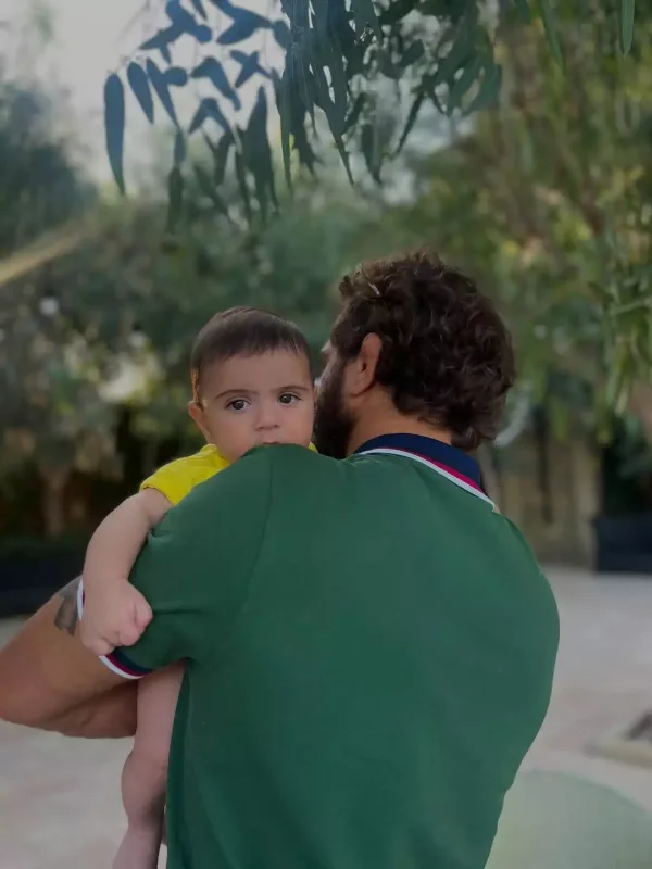 Hidayət Heydərov oğlu ilə