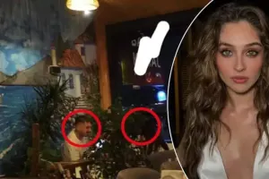 Sevgilisindən yeni ayrılan aktrisa reperlə görüntüləndi