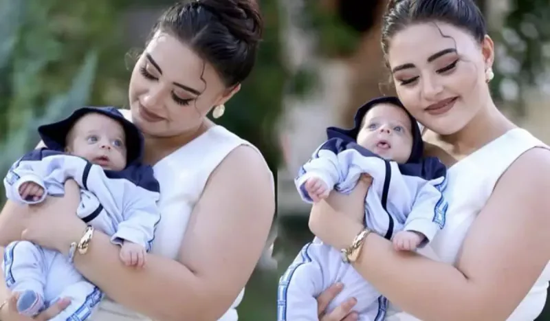 Almaxanım əkizlərinə məclis qurdu