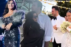 Sibel Candan gəlininə təbrik