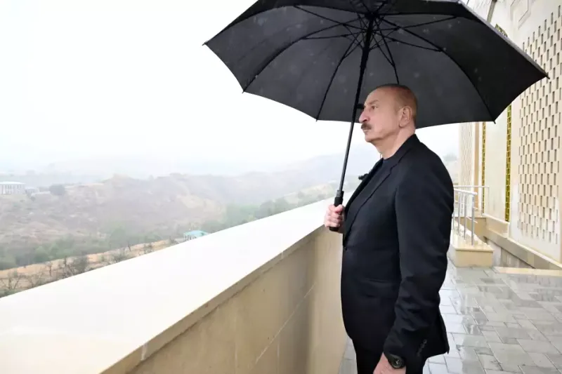 Hadrutda inşa edilmiş məscidin açılışı oldu - Fotolar