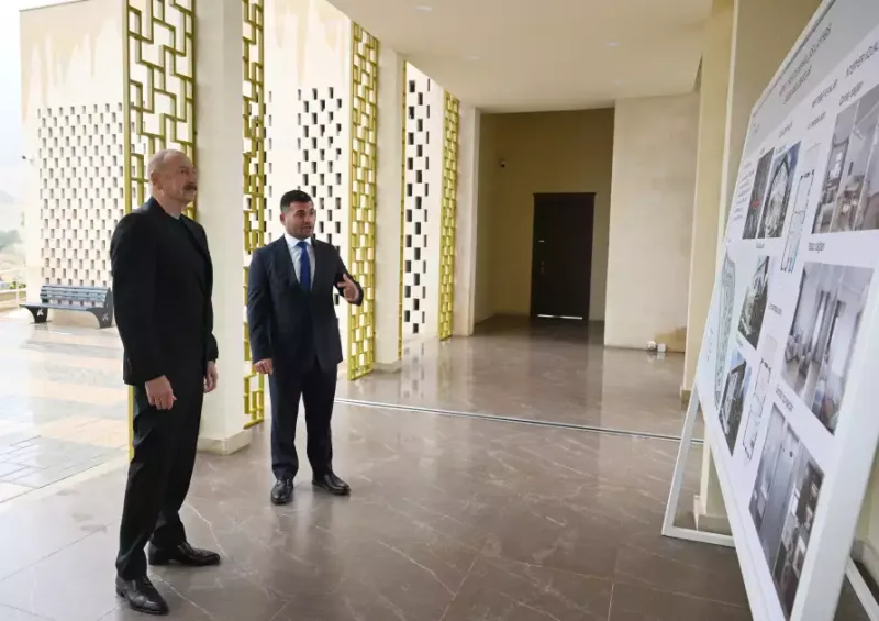 Hadrutda inşa edilmiş məscidin açılışı oldu - Fotolar