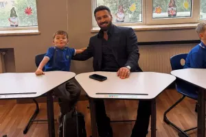 Zamiqin oğlu birinci sinfə başladı