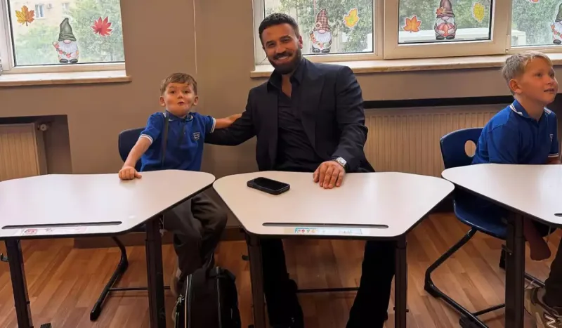 Zamiqin oğlu birinci sinfə başladı