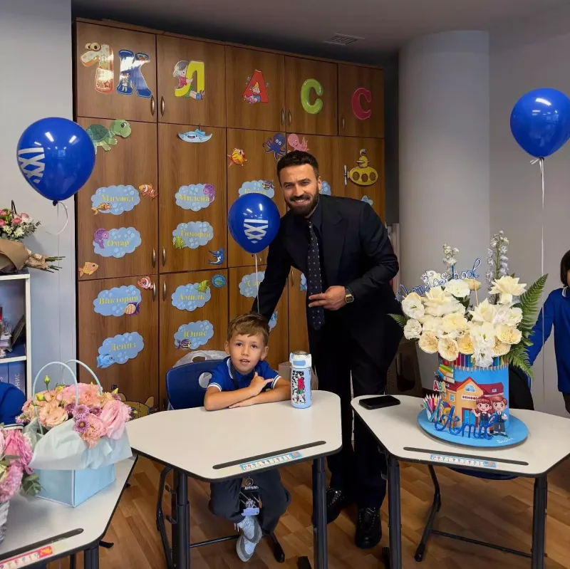 Zamiqin oğlu birinci sinfə başladı