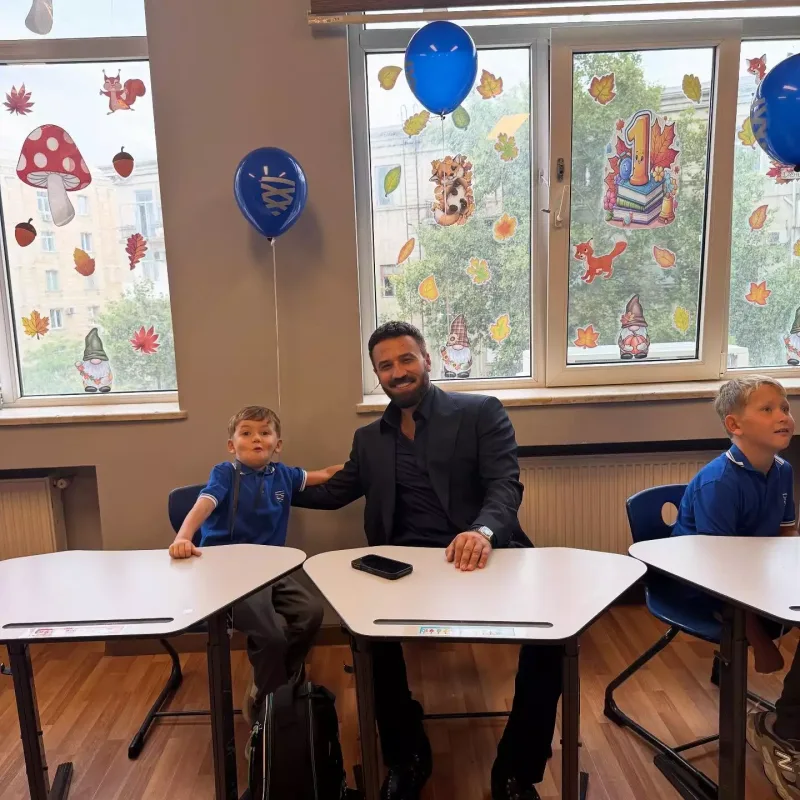 Zamiqin oğlu birinci sinfə başladı