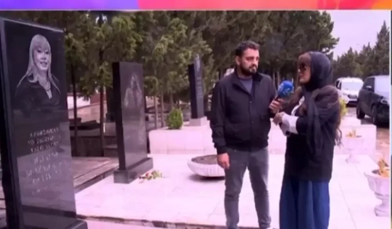 Nazpəri illərlə küsülü qaldığı İlhamə Quliyevanın məzarı başında!