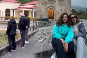 Günay ailəsi ilə Şəkidə!
