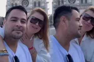 Sevda ilə əri Paris küçələrində!