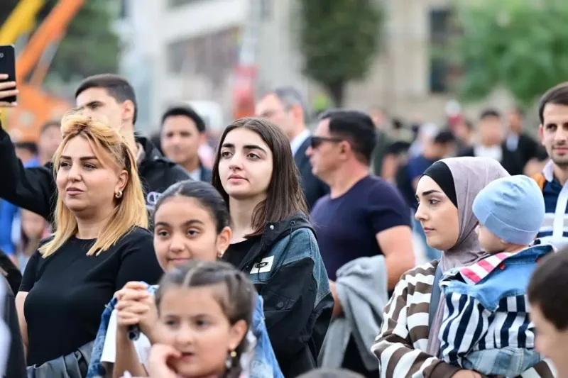 Xankəndidə ilk Şəhər Günü geniş konsert proqramı və atəşfəşanlıqla başa çatıb