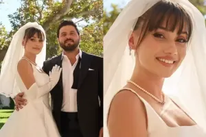 Məşhur aktrisanın Yunanıstanda toyu oldu