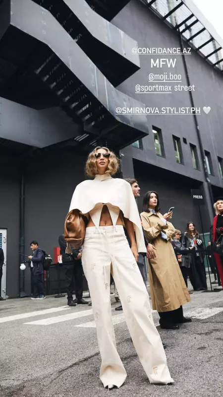 Azərbaycanlı bloger Milan Moda Həftəsində