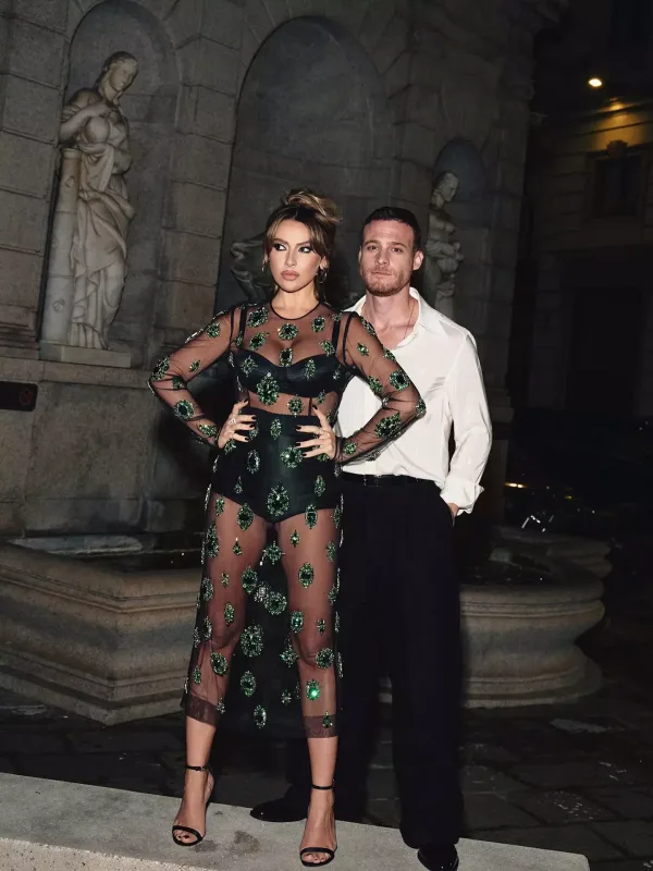 Hadiseylə Kerem Milan Moda Həftəsində