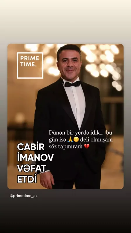 “Dünən bir yerdə idik, dəli olmuşam”