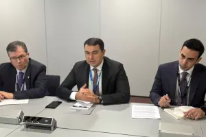 Adil Kərimli Barselonada iranlı həmkarı ilə görüşüb