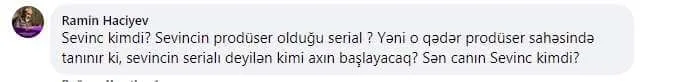 “Sən canın, Sevinc kimdir?” - Prodüser qalmaqalı