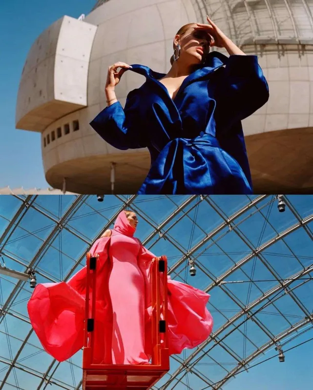 Eyni anda iki ölkənin “Vogue” siması oldu