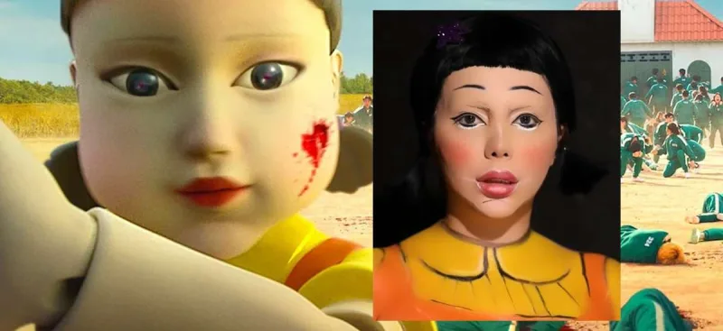 Xalq artistinin nəvəsi “Squid Game” obrazında